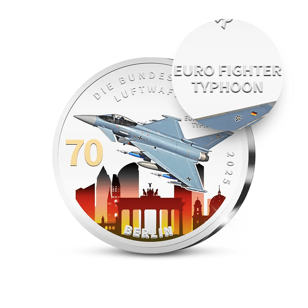 Duitse Herdenkingsuitgifte ‘Die Luftwaffe: Euro Fighter Typhoon’ - Edel Collecties