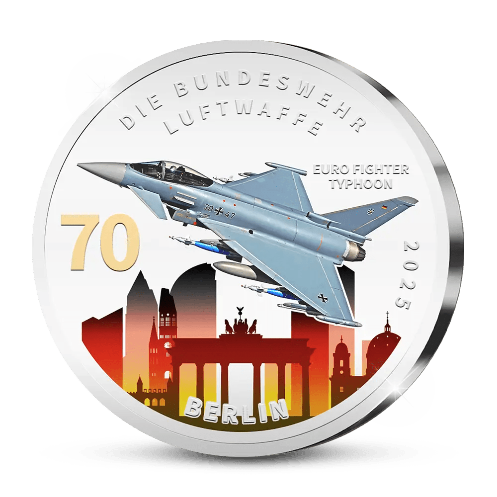 Duitse Herdenkingsuitgifte ‘Die Luftwaffe: Euro Fighter Typhoon’ - Edel Collecties