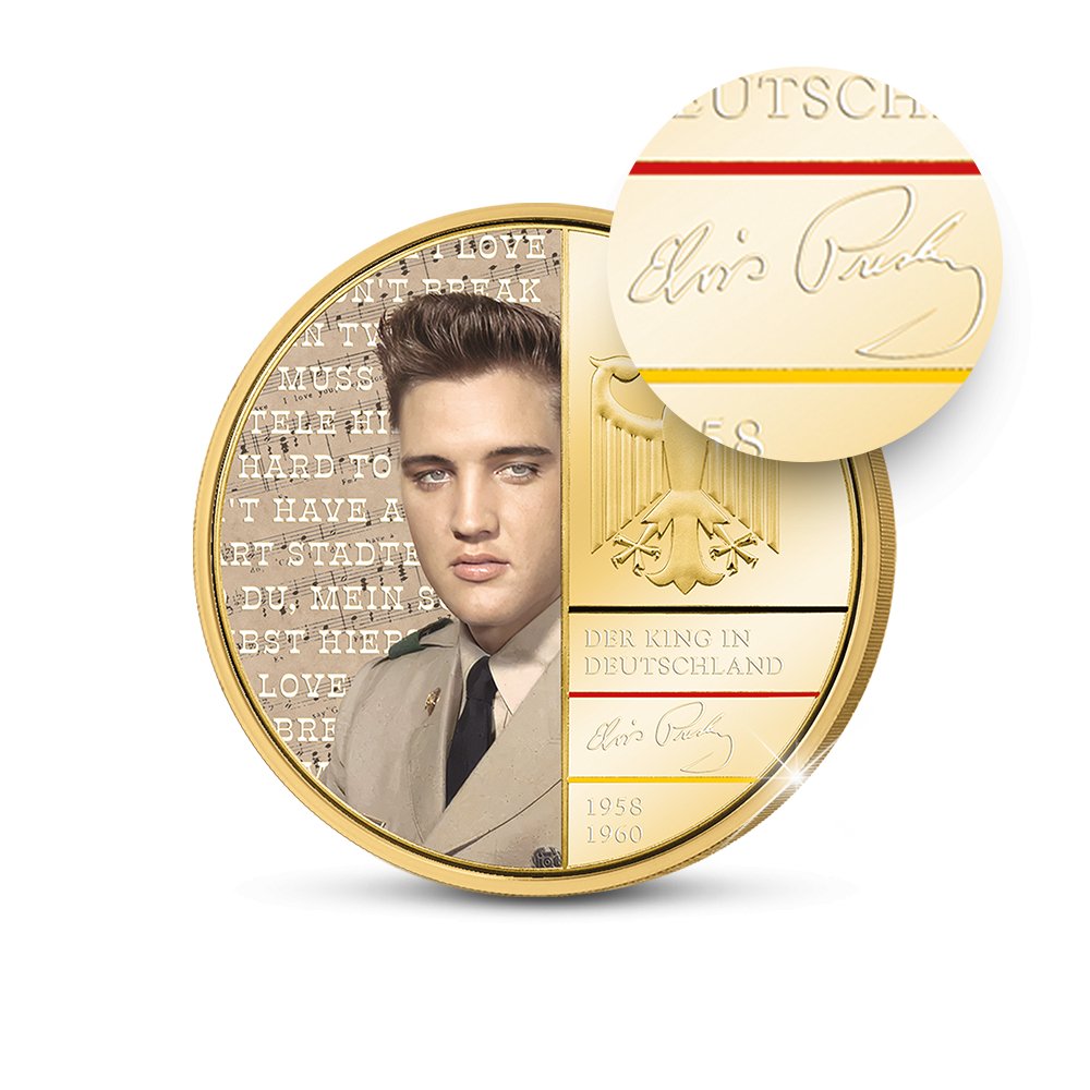 Het vergulde “Elvis Presley” Meisterstück van Duitsland - Edel Collecties