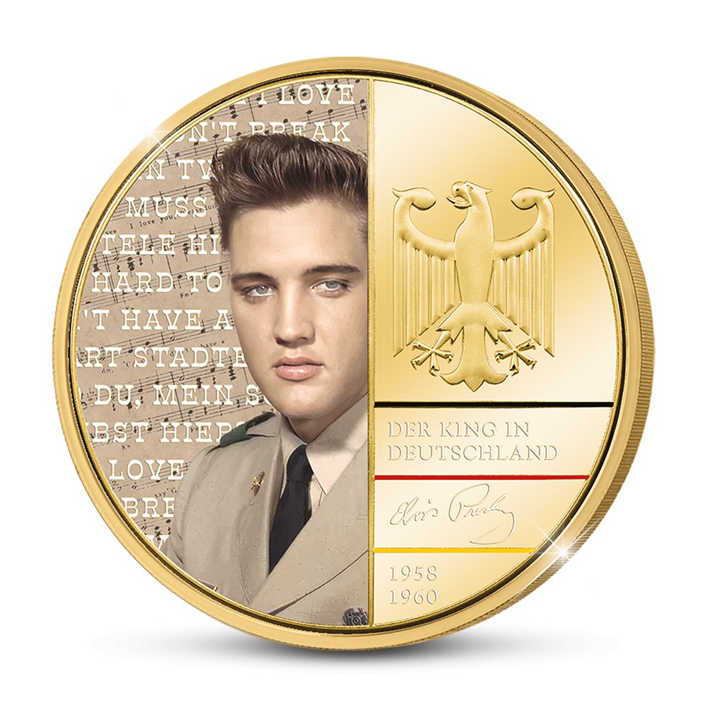 Het vergulde “Elvis Presley” Meisterstück van Duitsland - Edel Collecties
