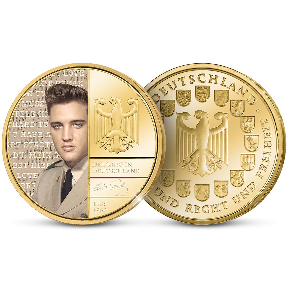 Het vergulde “Elvis Presley” Meisterstück van Duitsland - Edel Collecties