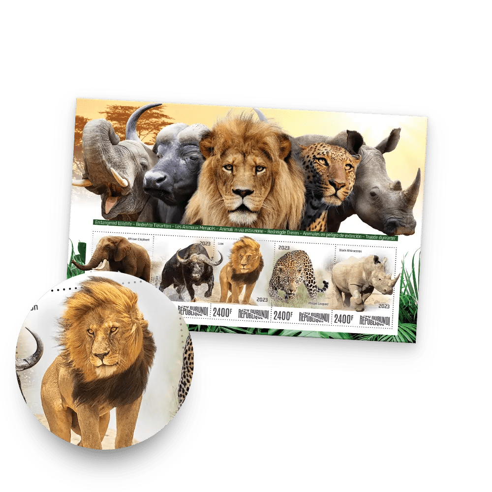Het ‘World of Wildlife’ postzegelvel - Edel Collecties
