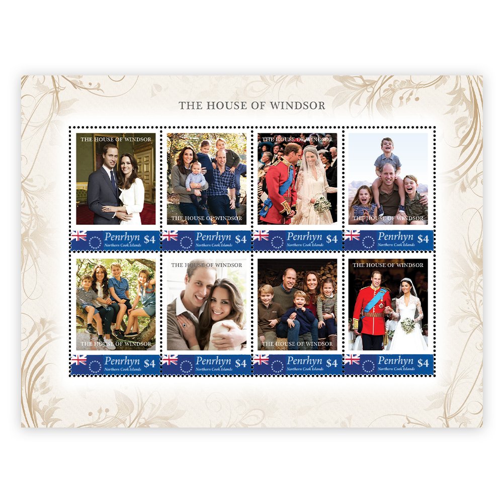 “The Wales Family” Postzegelvel – GRATIS! - Edel Collecties