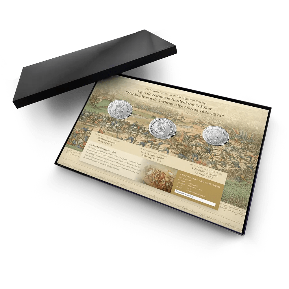 De Complete Collectie “De Muntschatten uit de Tachtigjarige Oorlog 1568-1648” - Edel Collecties