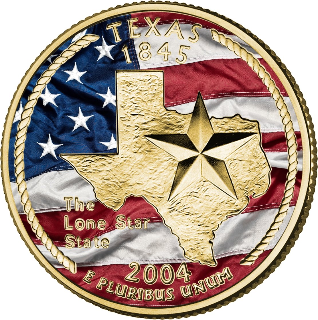 De Officiële 24 karaat GOUD Vergulde Texas Dallas Quarter Dollar van Amerika “President John F. Kennedy 60 Years in Loving Memory 1963-2023” - Edel Collecties