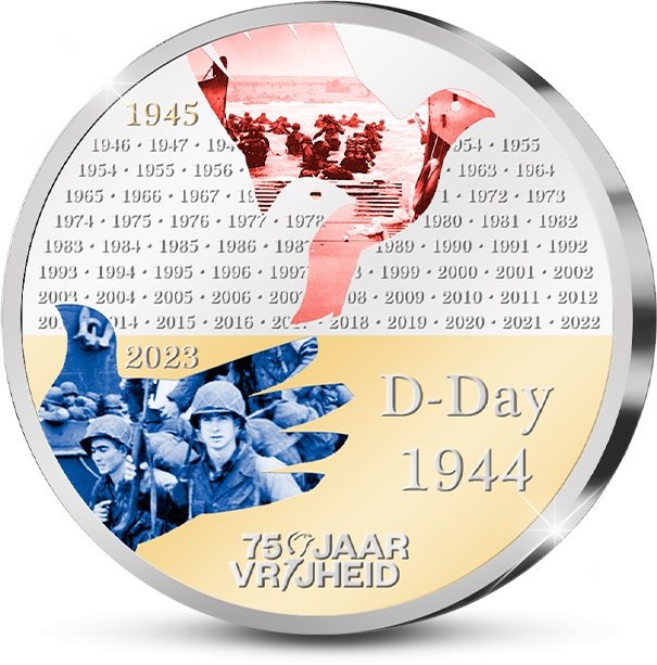 De Officiële D-Day 1944 Herdenkingsuitgifte - Edel Collecties