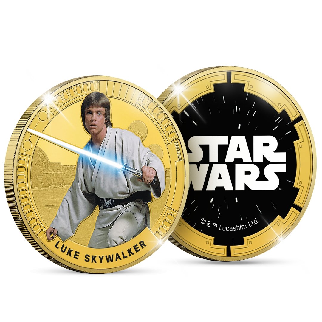 De Officiële Star Wars at 45 Herdenkingsuitgifte “Luke Skywalker” - Edel Collecties