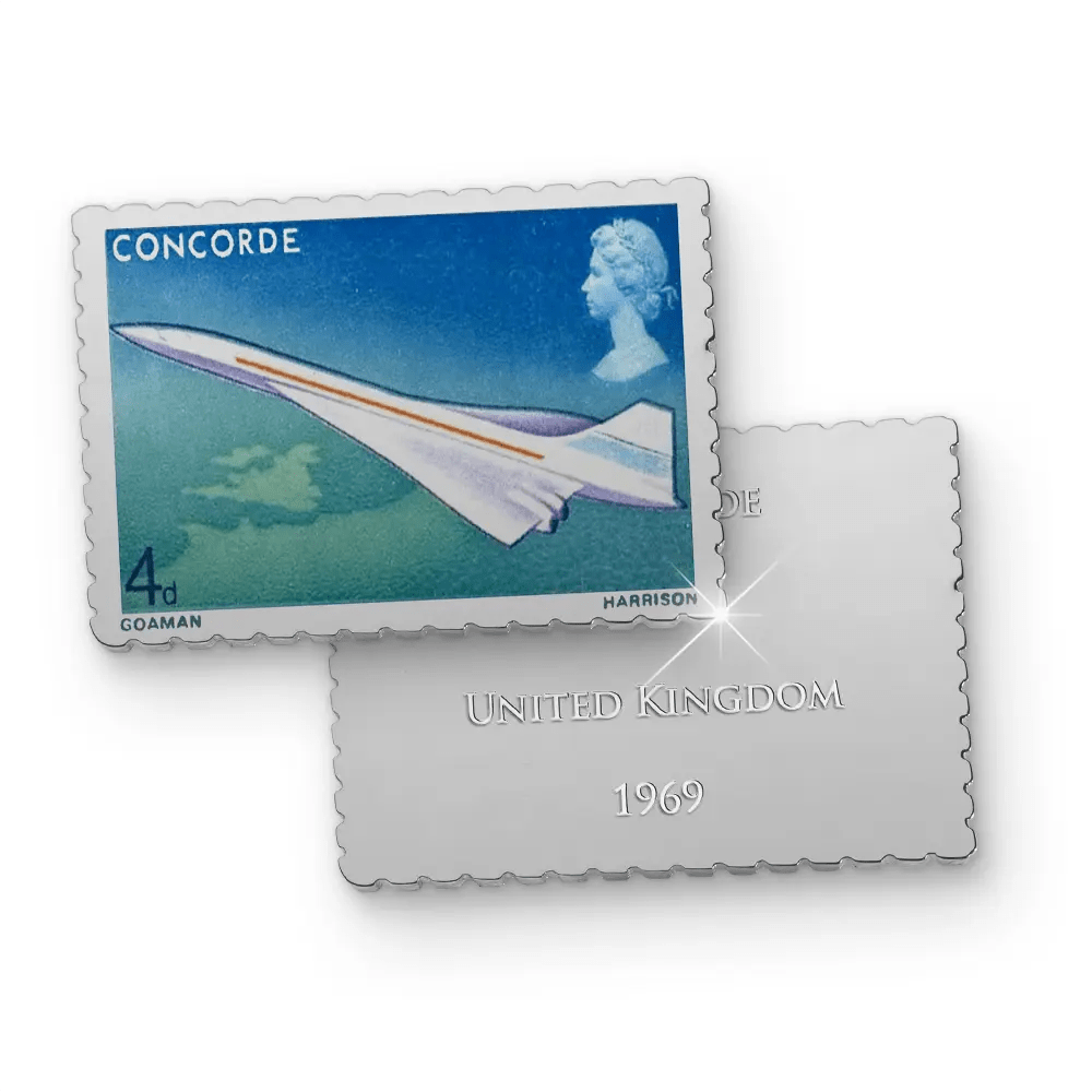 De Verzilverde "20 Years On: Concorde’s Final Flight" Postzegel Prestige Collectie van Engeland - Edel Collecties