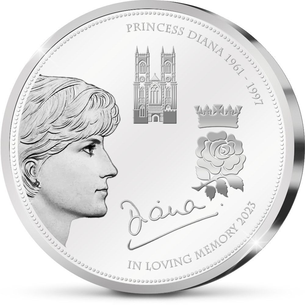 De verzilverde “Diana, Princess of Wales” Herdenkingsuitgifte van Engeland - Edel Collecties