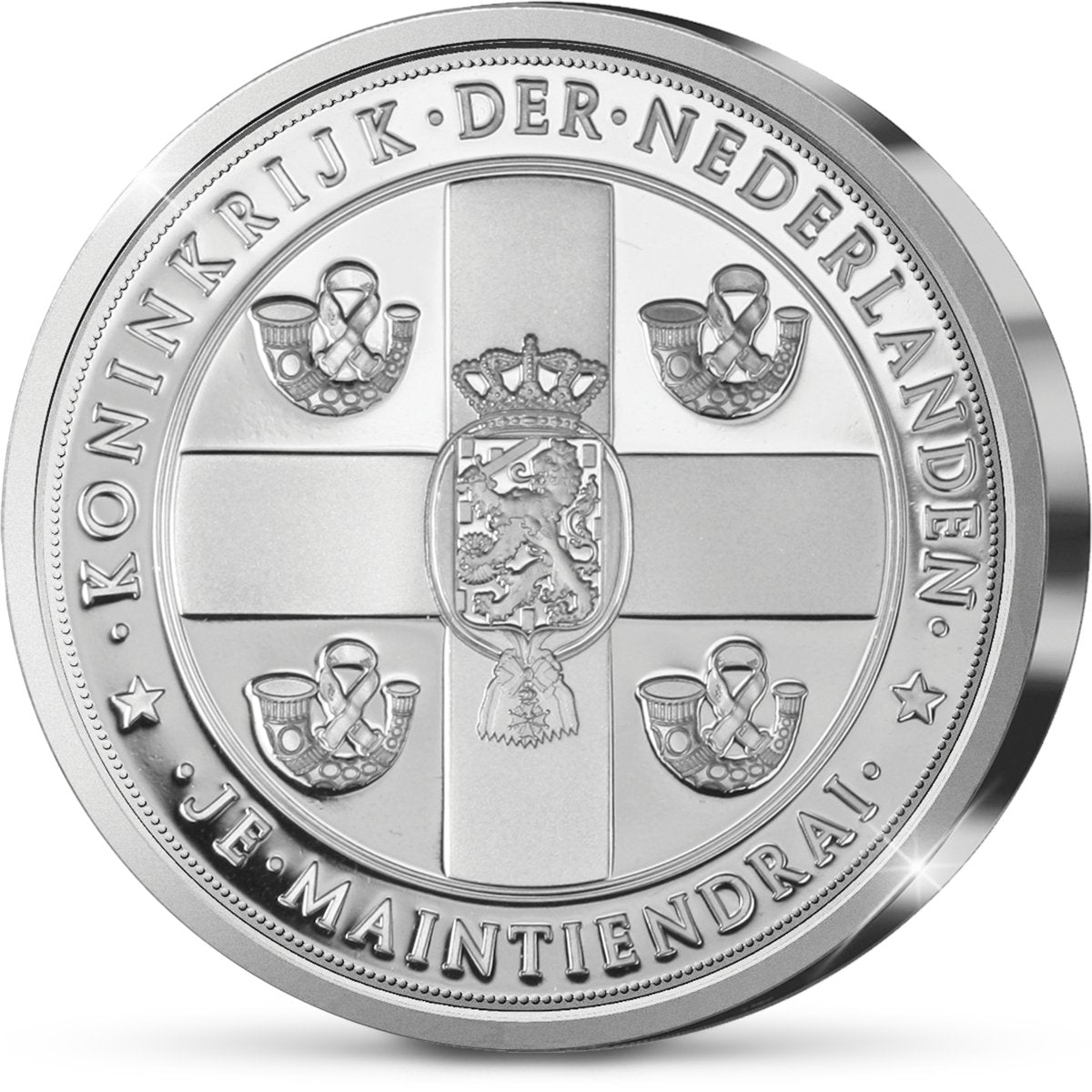 De verzilverde “Willem-van Oranje, Vader des Vaderlands” Herdenkingsuitgifte - Edel Collecties