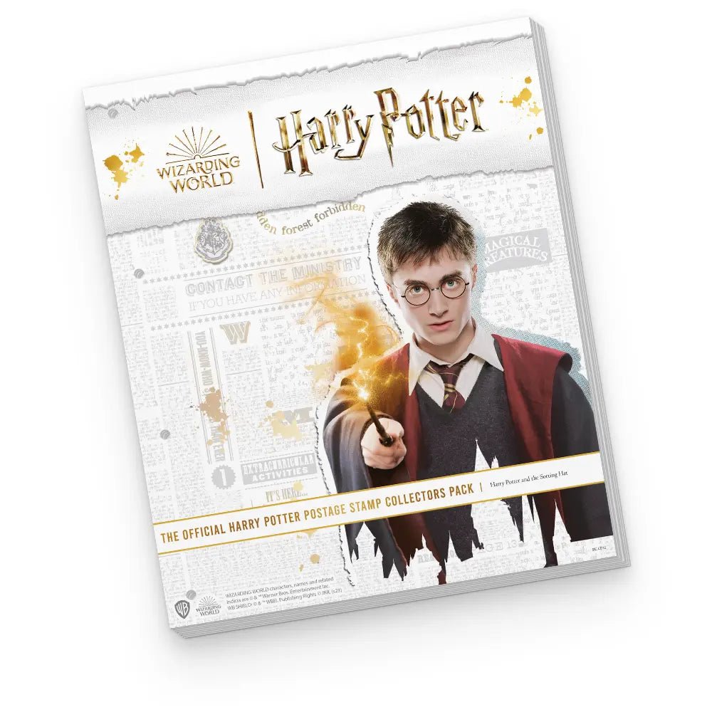 Het Officiële “Harry Potter and the Sorting Hat” Postzegelvel - Edel Collecties