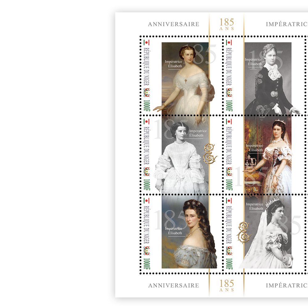 Het Postzegelvel ‘Keizerin Sissi, 125 Jaar in Liefdevolle Herinnering’ - Edel Collecties
