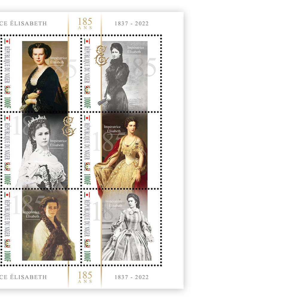 Het Postzegelvel ‘Keizerin Sissi, 125 Jaar in Liefdevolle Herinnering’ - Edel Collecties