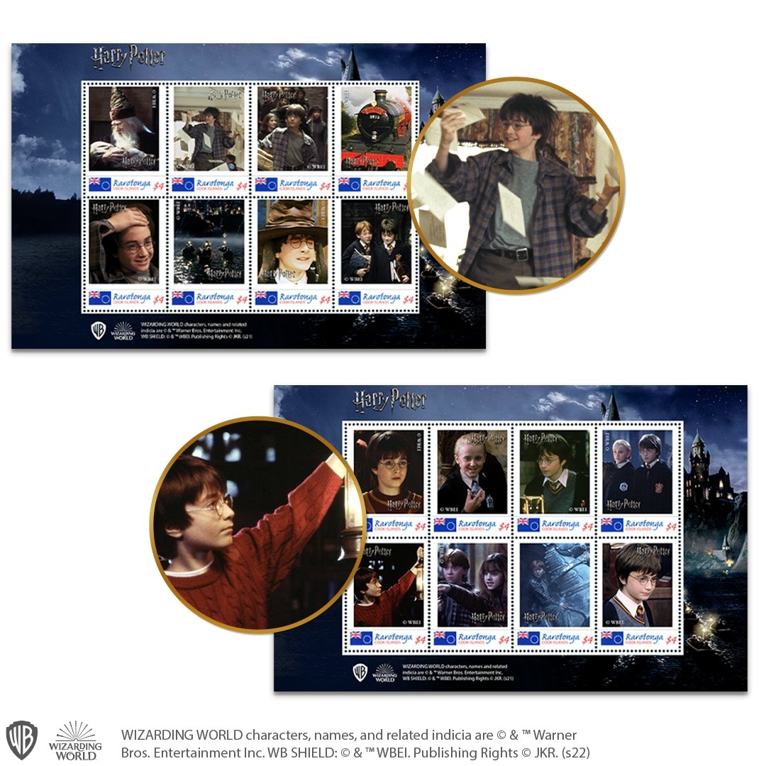 The Complete Official Harry Potter Postage Stamp Collectors Pack “Harry Potter and the Philosopher's Stone" - Edel Collecties