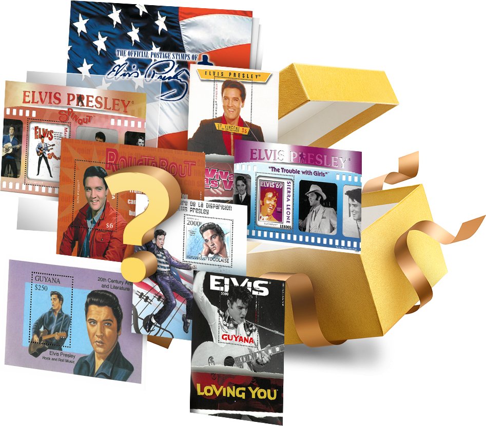 The Official Elvis Postage Stamp Surprise Collection 2023 - Edel Collecties