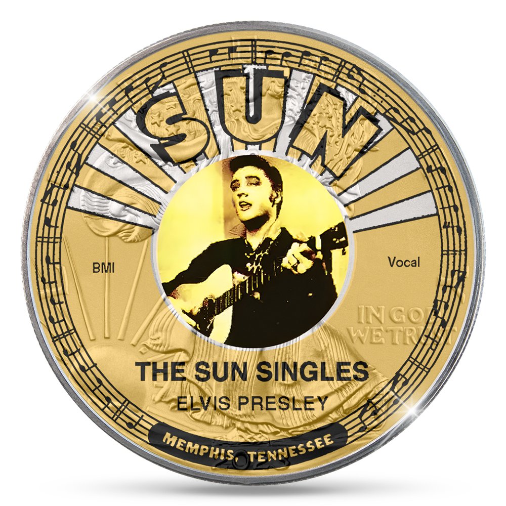 The Official “Elvis Presley Start of his career 70th anniversary 1953 – 2023” Massive Silver Eagle set - Edel Collecties