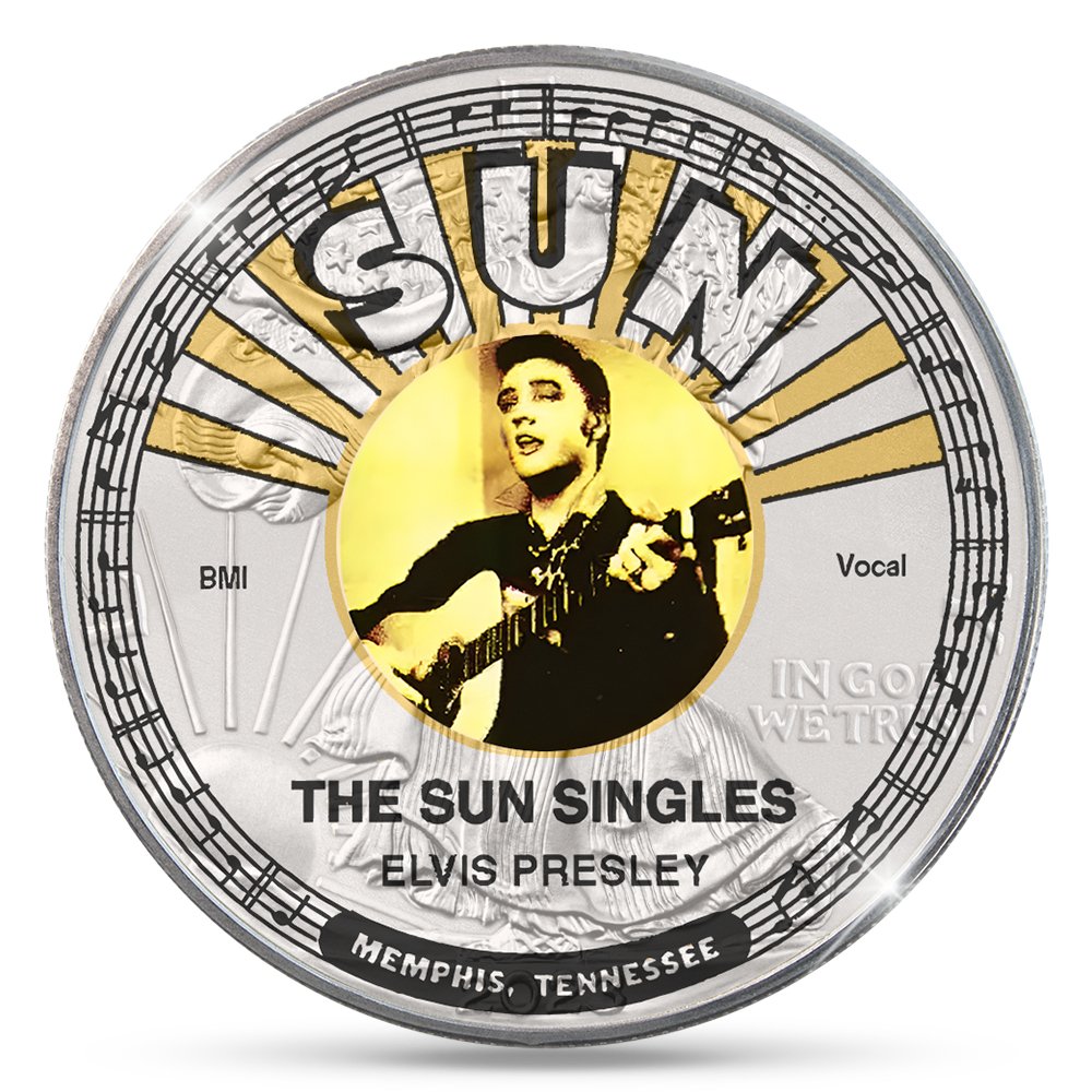 The Official “Elvis Presley Start of his career 70th anniversary 1953 – 2023” Massive Silver Eagle set - Edel Collecties