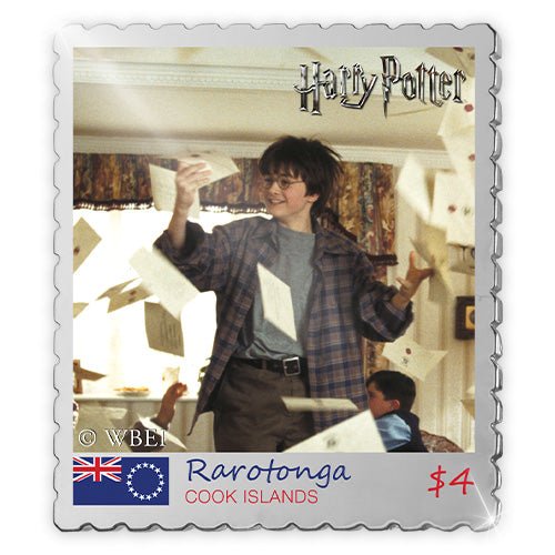 The Official Harry Potter Silver Postage Stamp - Edel Collecties