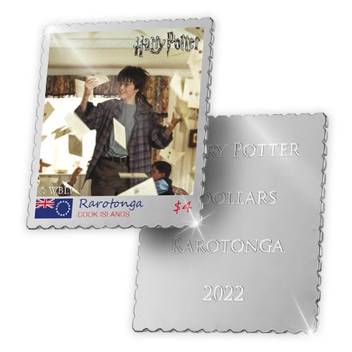 The Official Harry Potter Silver Postage Stamp - Edel Collecties