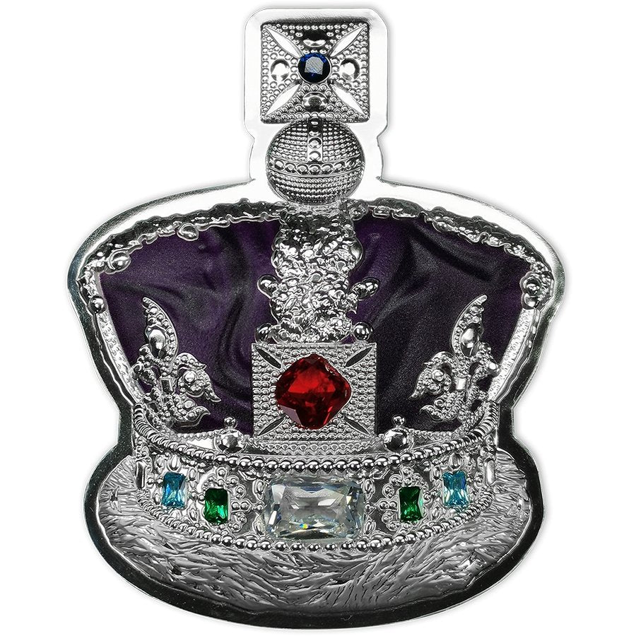 “The Official Queen Elizabeth II Imperial State Crown 1KG Silver Coin” - Edel Collecties