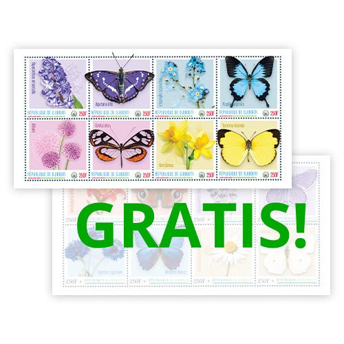 Vlinders Voorjaar Postzegelvellen - Edel Collecties